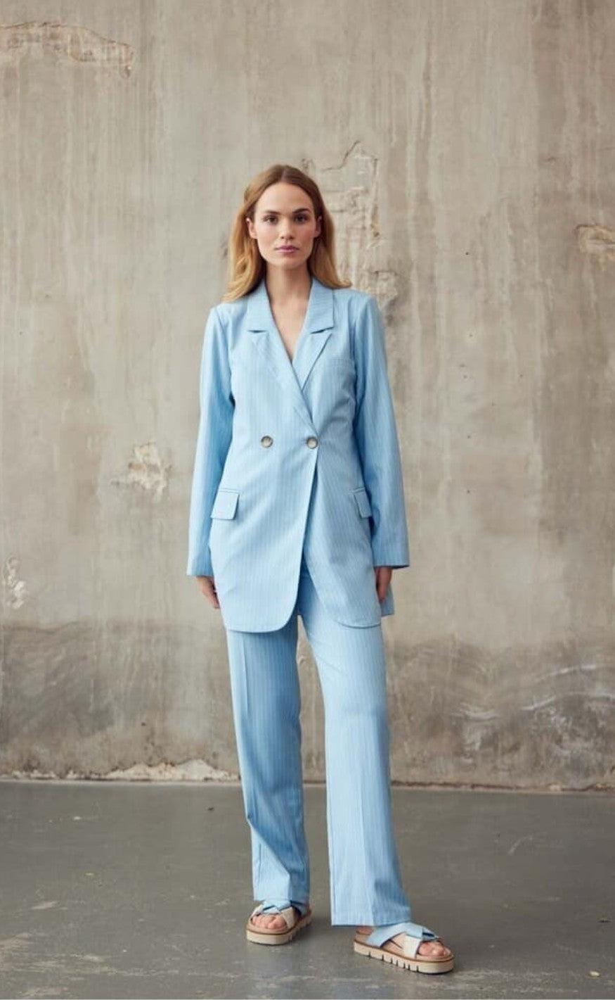 A-view Bukser - Annali - Blue Stripe