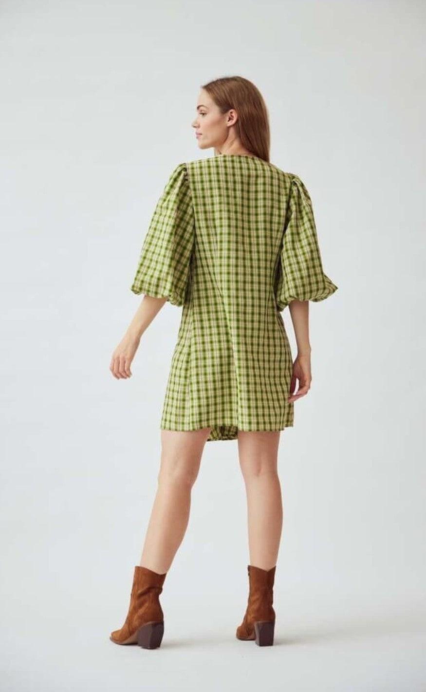 A-view Kjole - Siline - Green