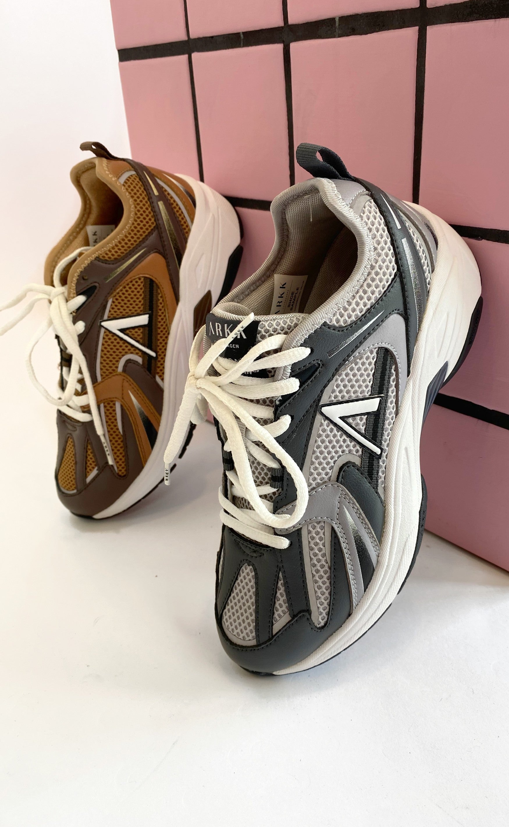 ARKK Copenhagen Sneakers - Oserra Mesh - Ash Castlerock