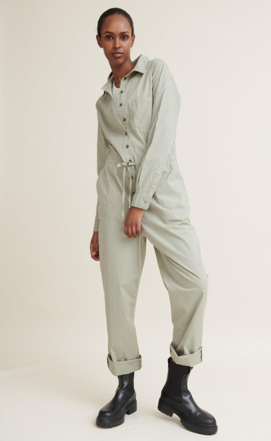 Basic Apparel Buksedragt - Vilde - Dried Sage
