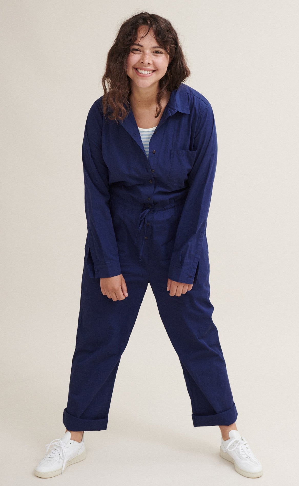 Basic Apparel Buksedragt - Vilde - Indigo