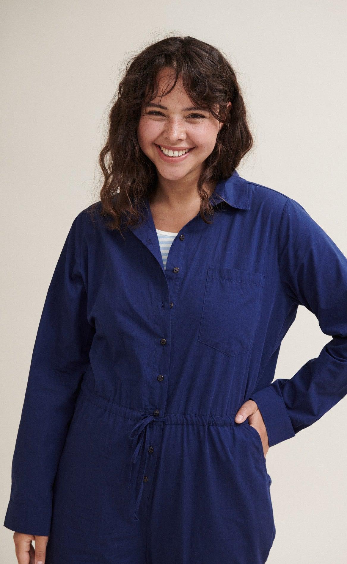 Basic Apparel Buksedragt - Vilde - Indigo