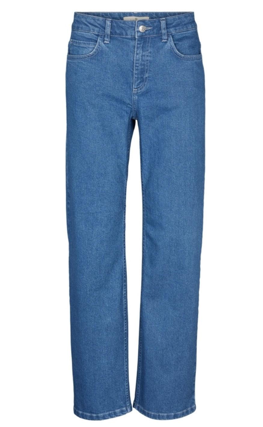 Basic Apparel Bukser - Elisa - Demin Blue
