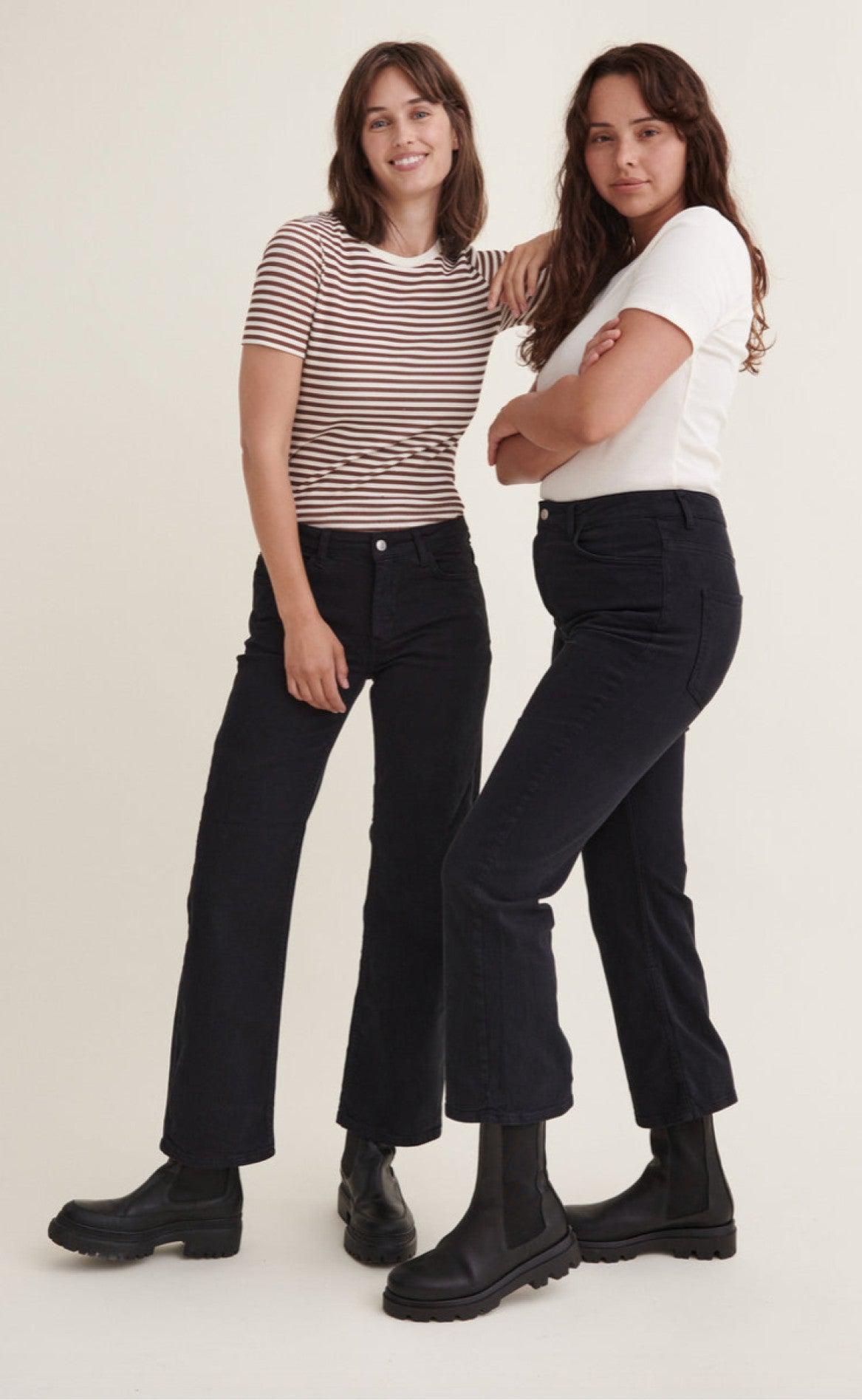 Basic Apparel Bukser - Ellen - Black