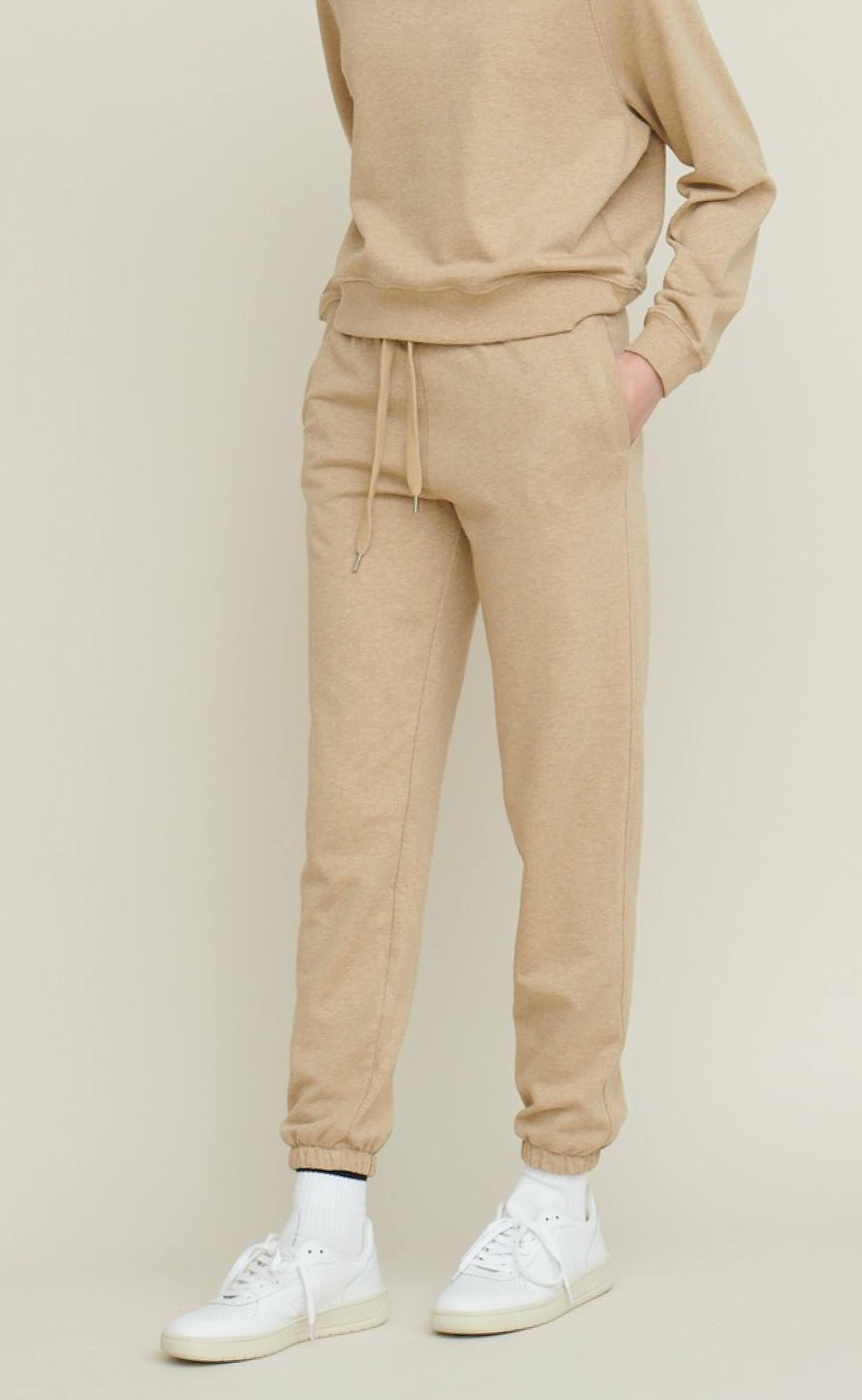 Basic Apparel Bukser - Maje - Camel Melange