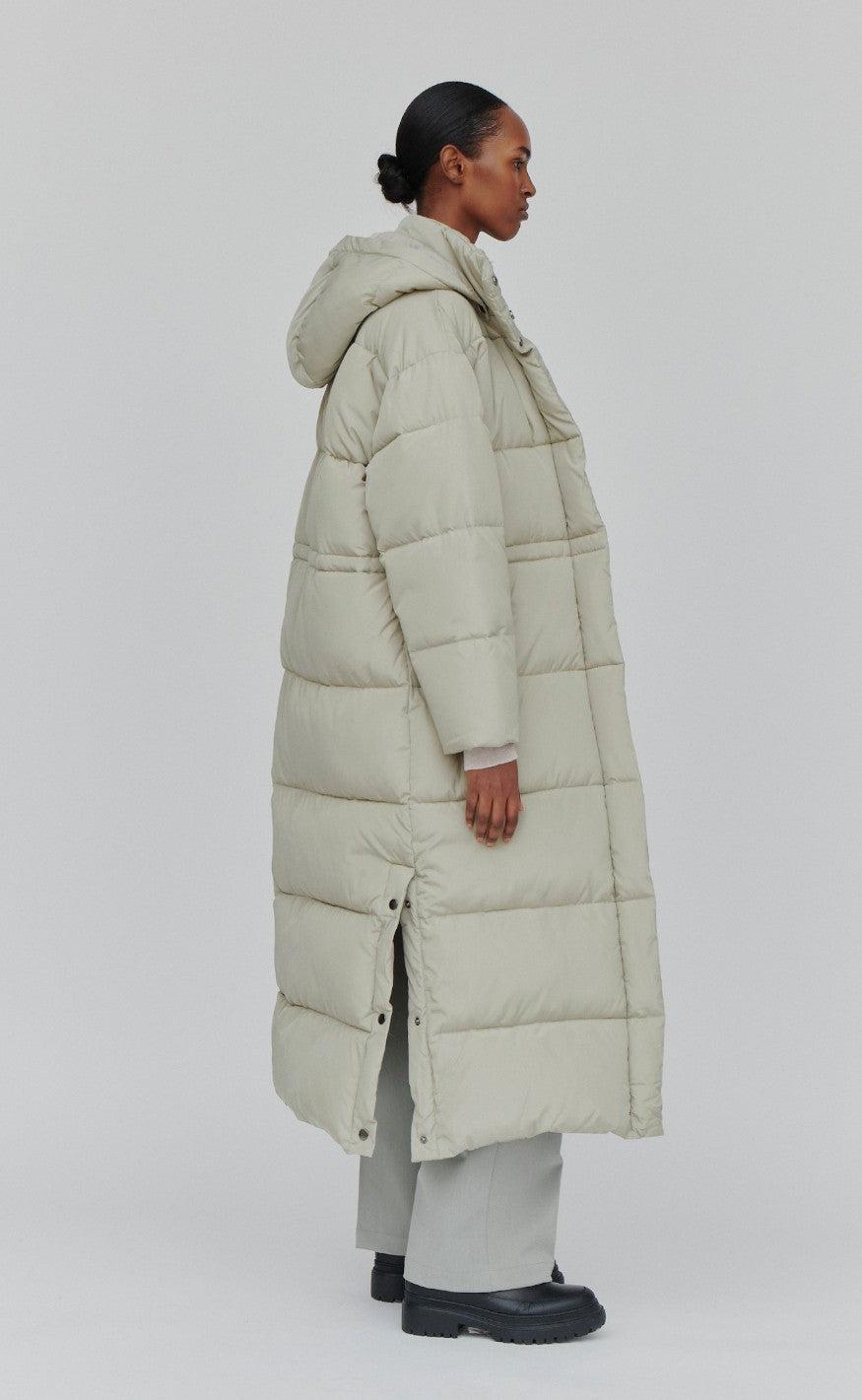 Basic Apparel Jakke - Dagmar Coat - Moss Gray