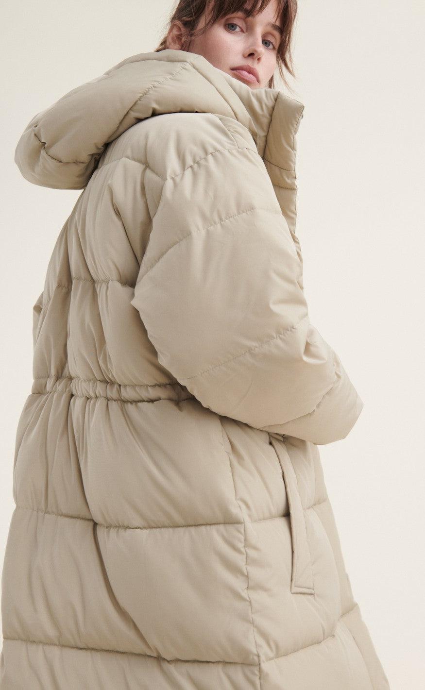 Basic Apparel Jakke - Dagmar Coat - Moss Gray