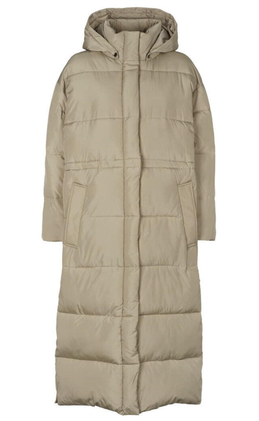 Basic Apparel Jakke - Dagmar Coat - Moss Gray