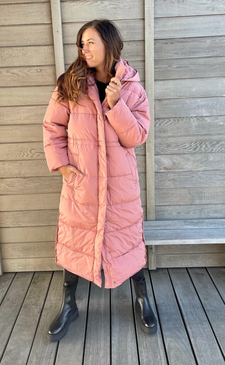 Basic Apparel Jakke - Dagmar Coat - Old Rose