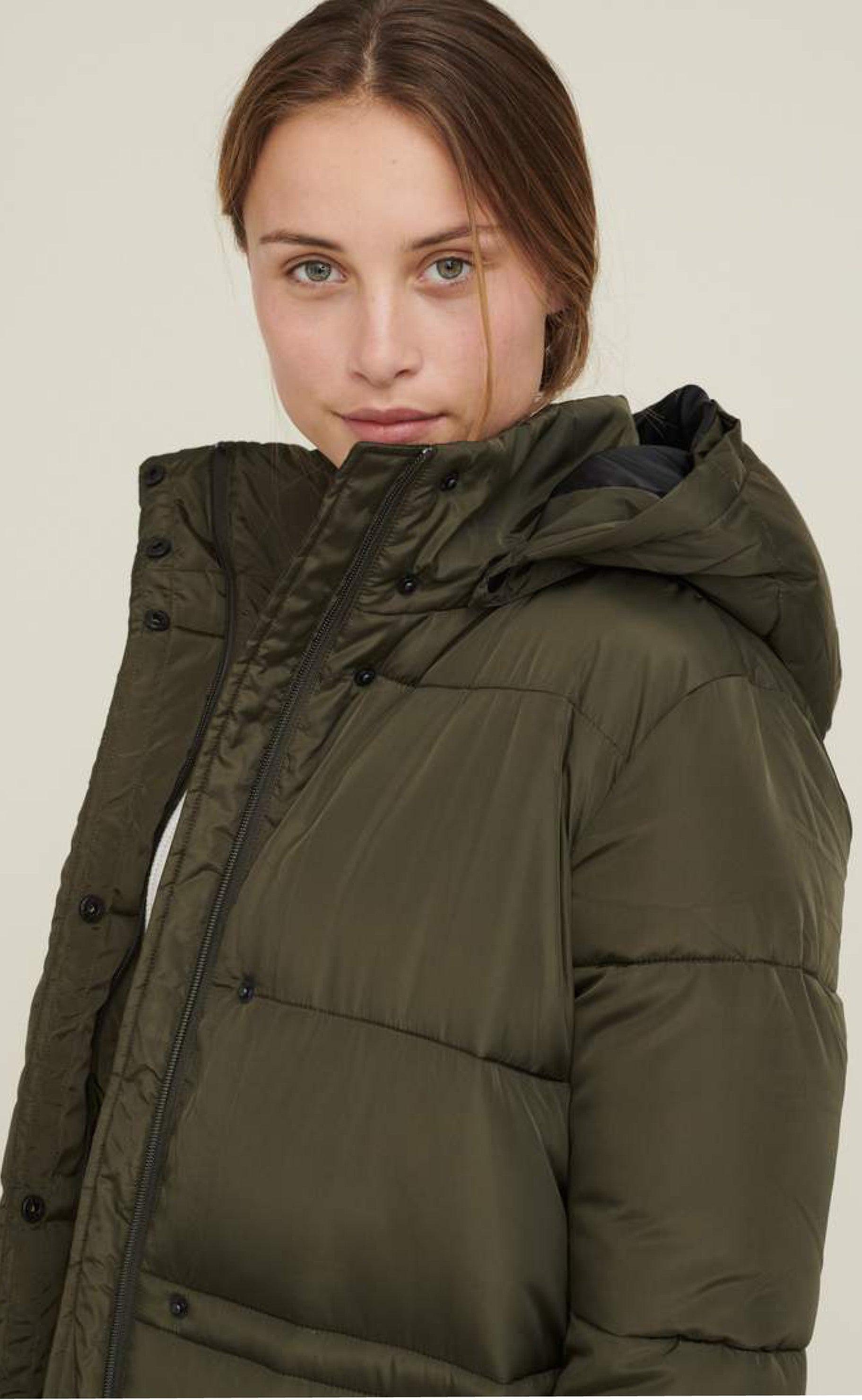 Basic Apparel Jakke - Dagmar - Dark Army