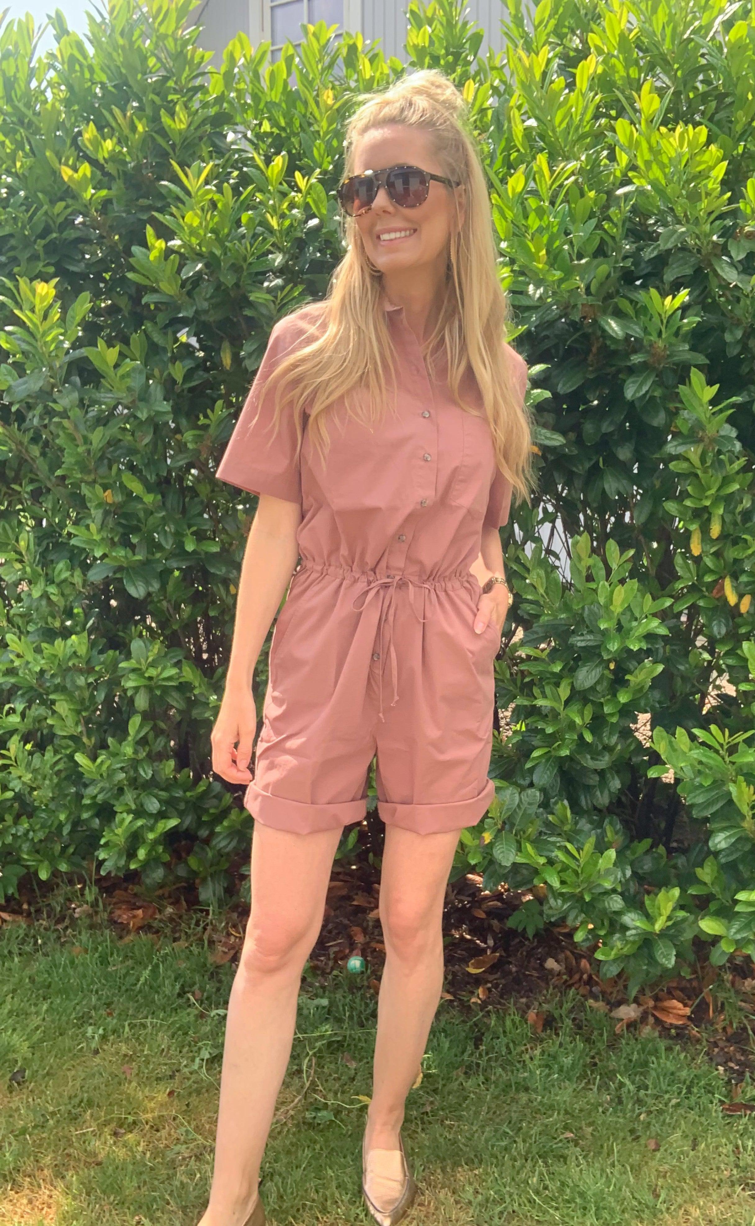 Basic Apparel Jumpshorts - Vilde - Acorn