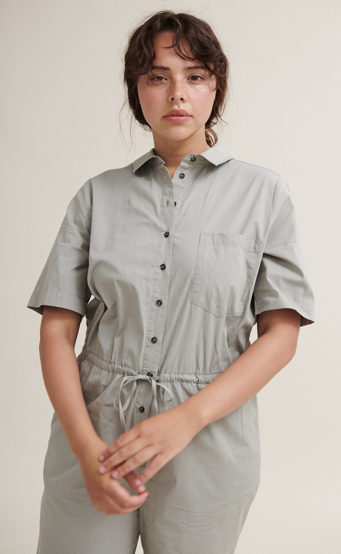 Basic Apparel Jumpshorts - Vilde - Dried Sage