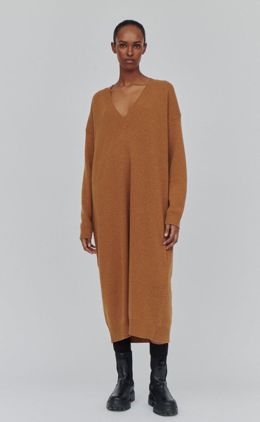 Basic Apparel Kjole - Lise - Chipmunk