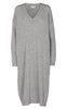 Basic Apparel Kjole - Lise - Grey Melange