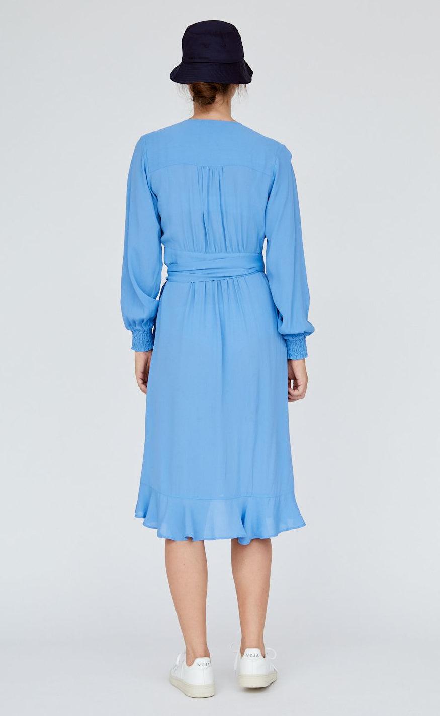 Basic Apparel Kjole - Nilla - Azure Blue