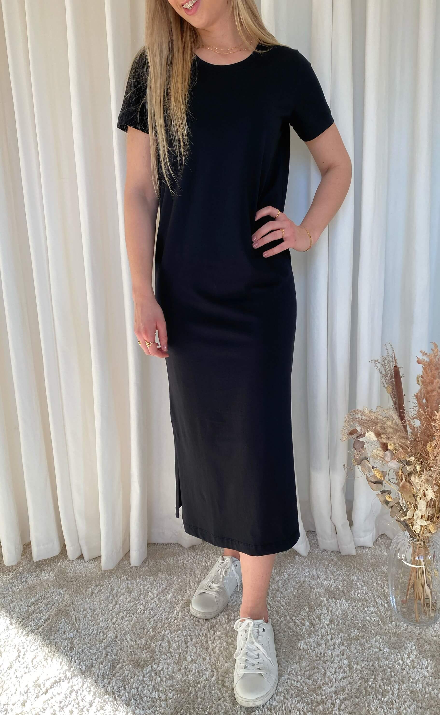 Basic Apparel Kjole - Rebekka - Black