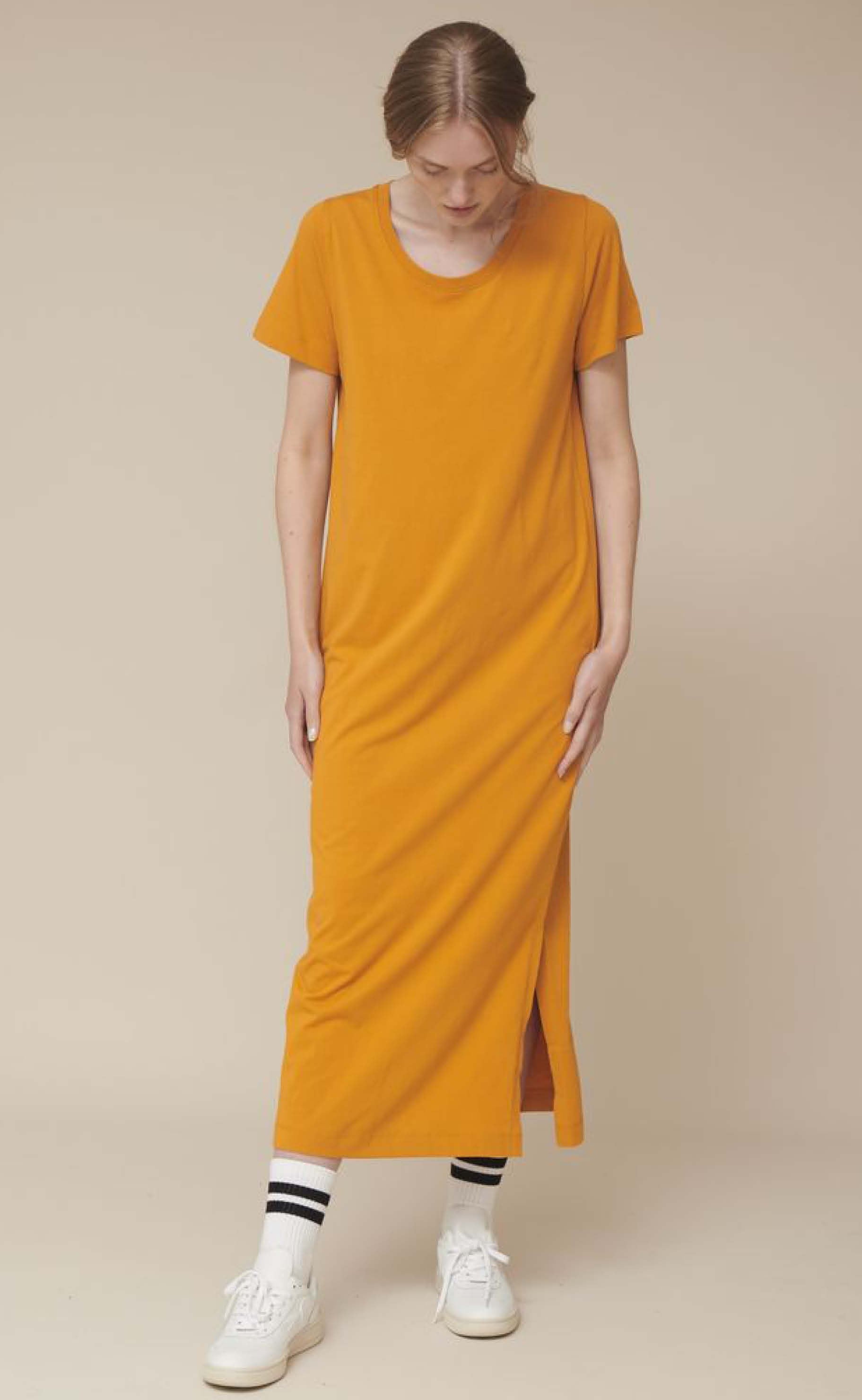 Basic Apparel Kjole - Rebekka - Inca Gold
