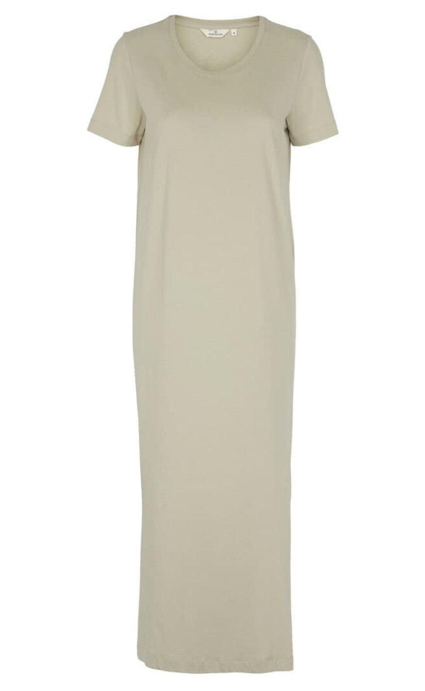 Basic Apparel Kjole - Rebekka - Moss Gray