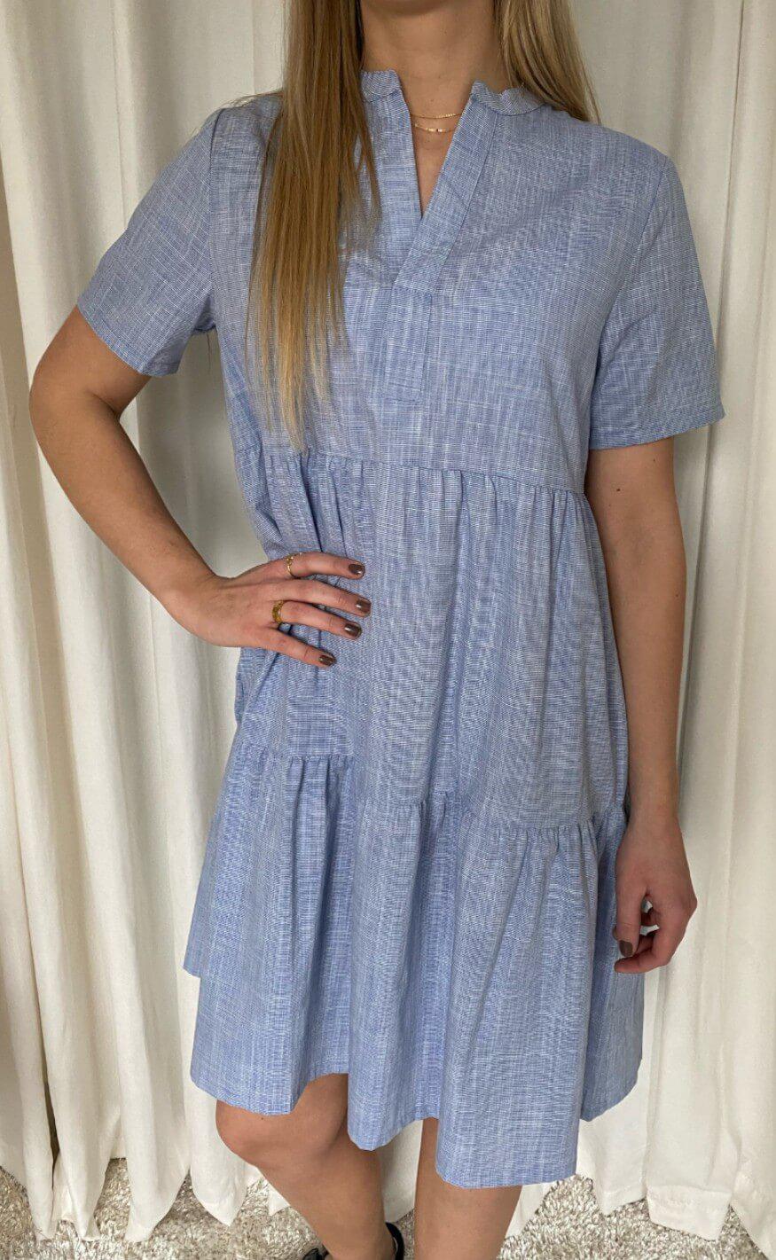 Basic Apparel Kjole - Vicki Short - Navy
