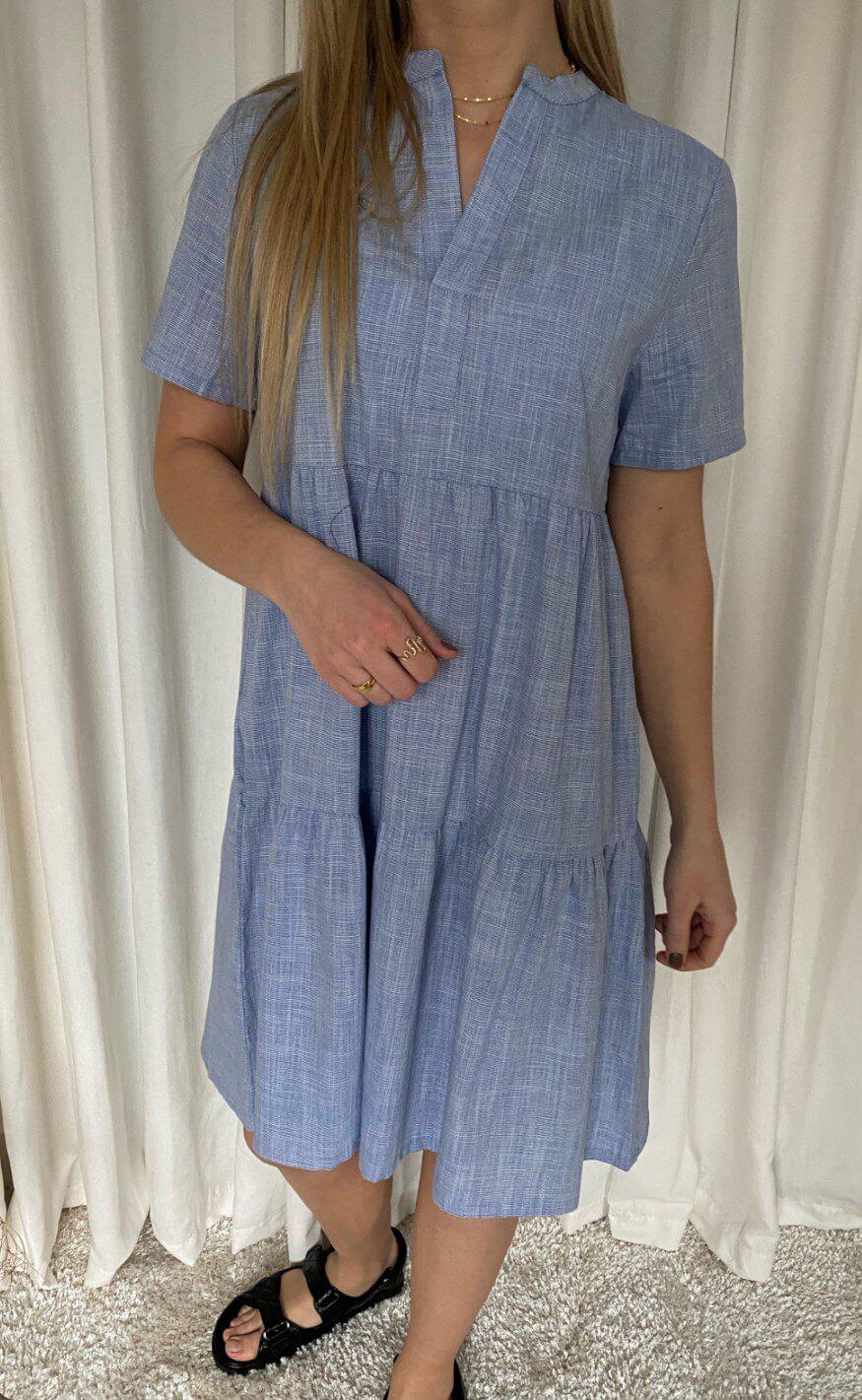 Basic Apparel Kjole - Vicki Short - Navy
