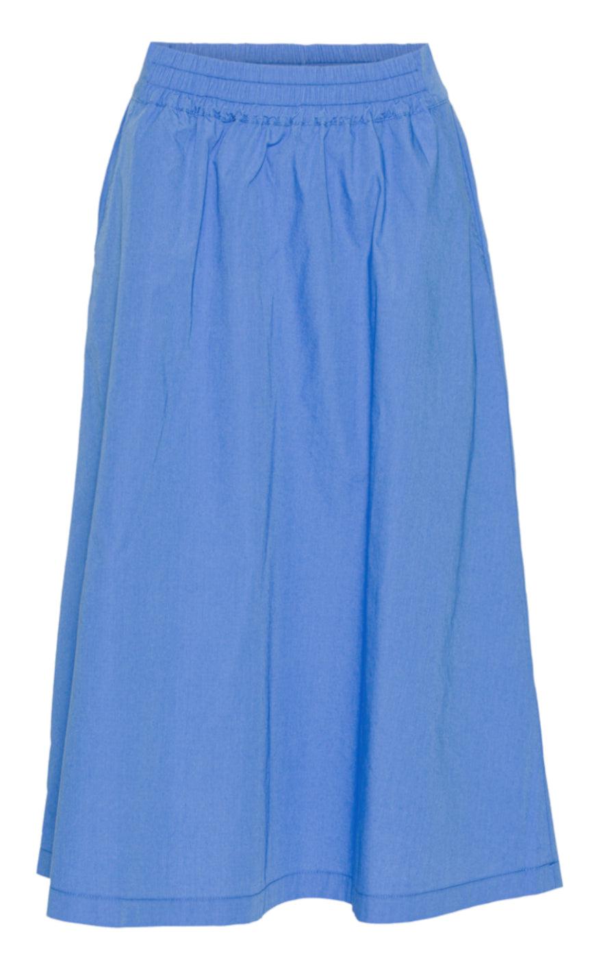 Basic Apparel Nederdel - Tilde - Azure Blue
