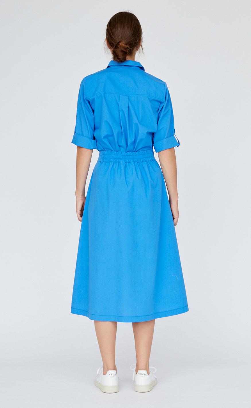Basic Apparel Nederdel - Tilde - Azure Blue