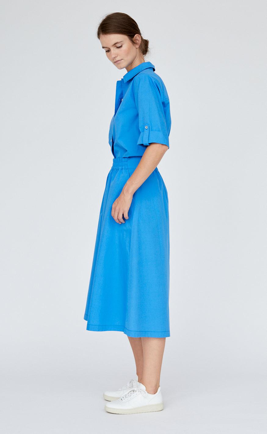 Basic Apparel Nederdel - Tilde - Azure Blue