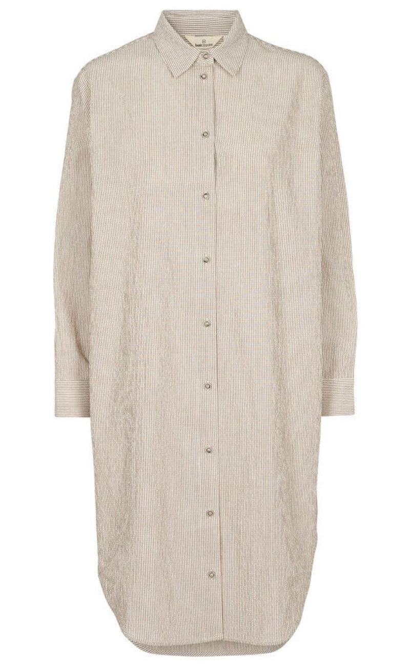 Basic Apparel Skjortekjole - Vilde - Chipmunk