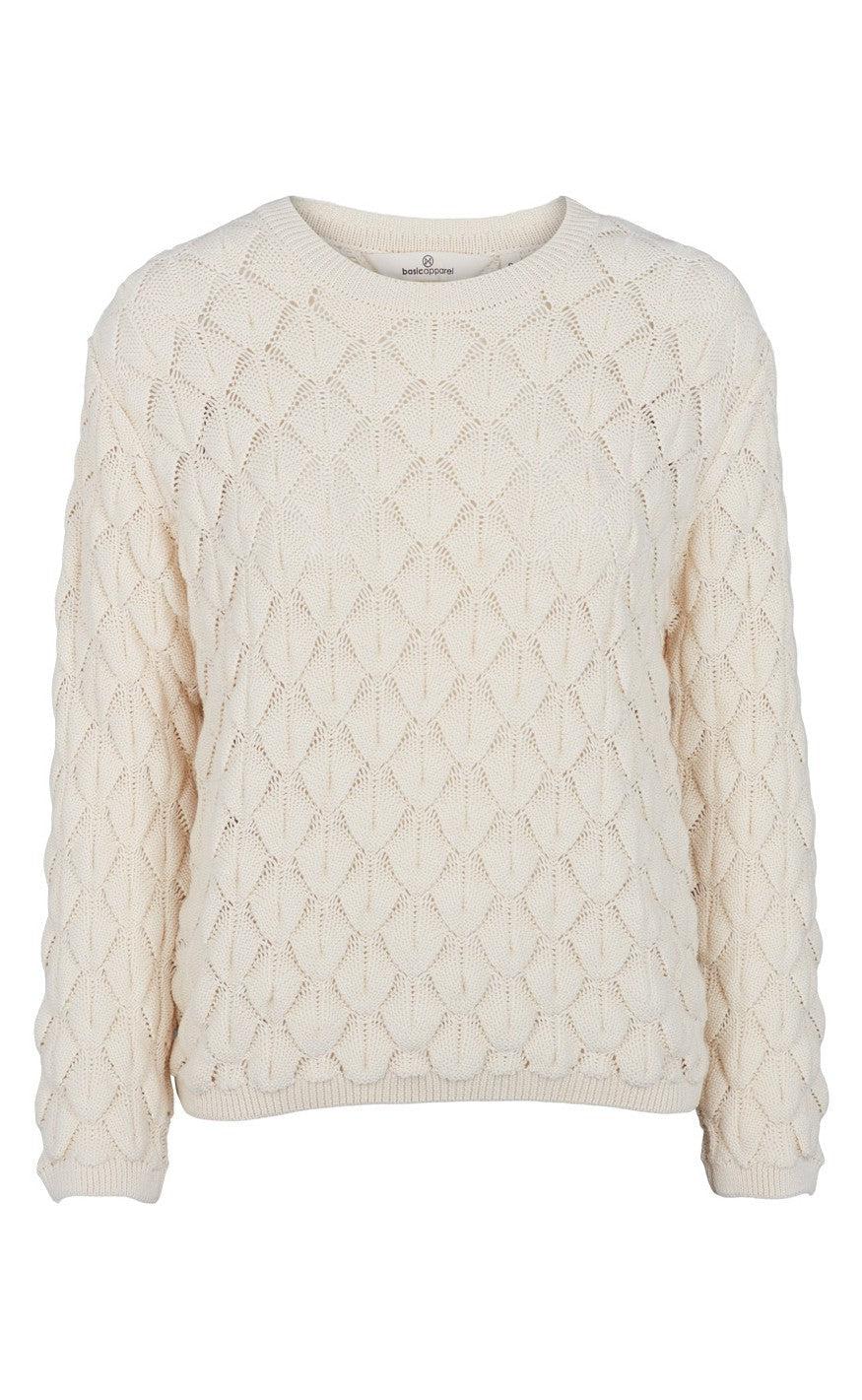 Basic Apparel Sweater - Milla - Whisper White