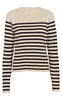Basic Apparel Sweater - Sailor Stripe - Birch / Black