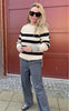 Basic Apparel Sweater - Sweety - Birch/Black