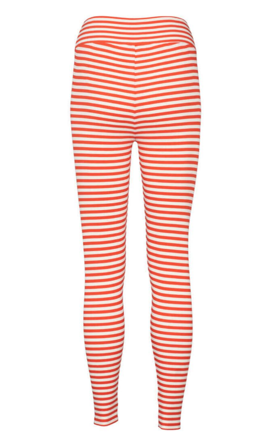 Basic Apparel Tights - Ludmilla - Spicy Orange/Whisper White