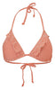 Beck Söndergaard Bikini Overdel - Striba Bel Frill - Grenadine