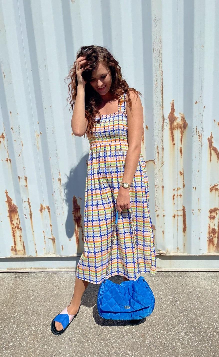 Beck Söndergaard Kjole - Odette Strap - Multi Color