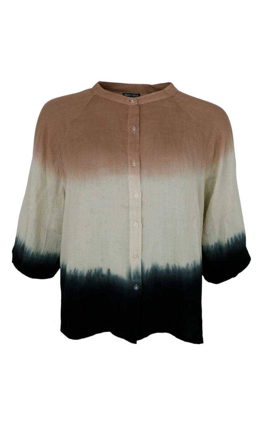 Black Colour Bluse - Corinna - Latte Mix