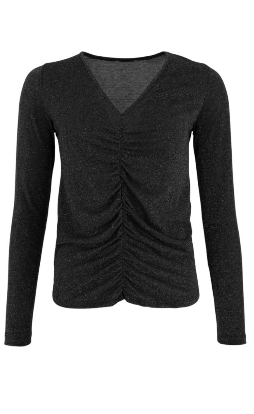 Black Colour Bluse - Faye - Black