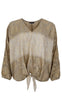Black Colour Bluse - Luna - Golden Poetic