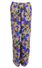 Black Colour Bukser - Blossom - Blue Mix