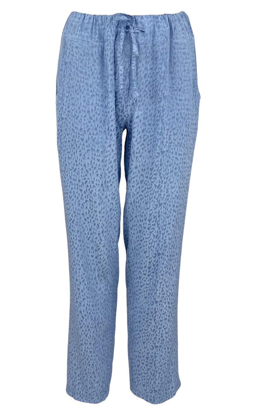 Black Colour Bukser - Leonora - Blue