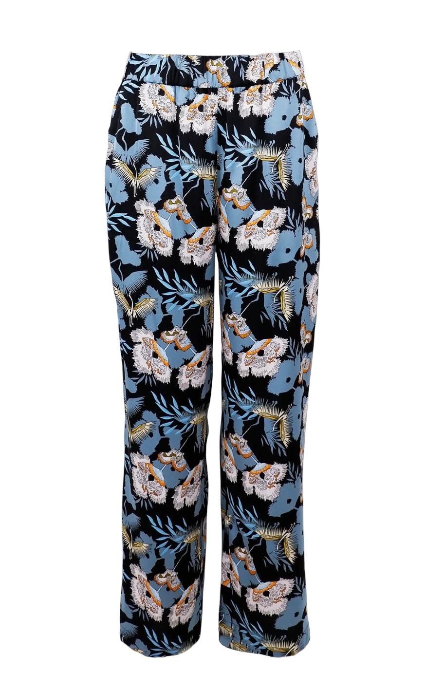 Black Colour Bukser - Tyler - Blue