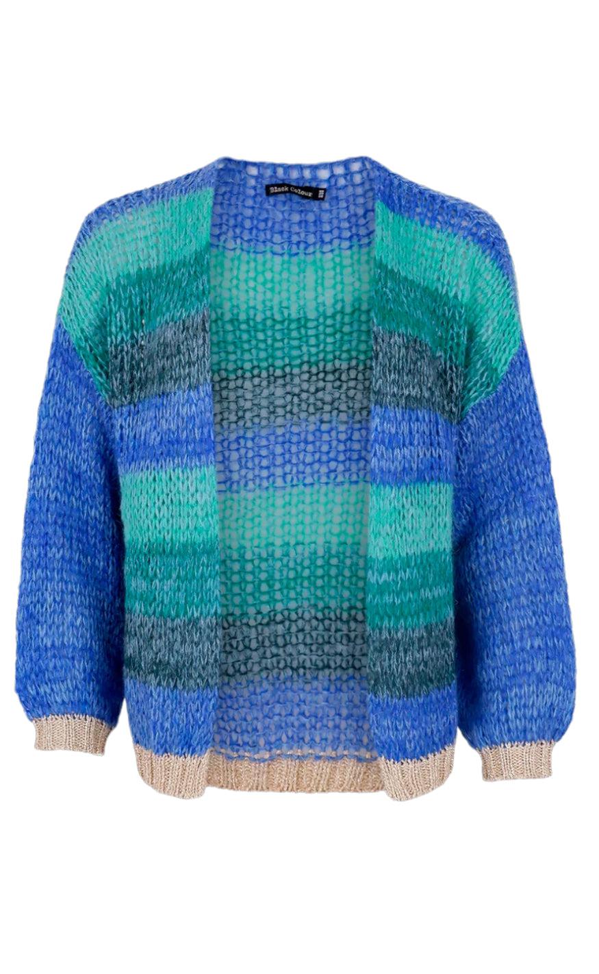 Black Colour Cardigan - Filuca - Green