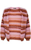 Black Colour Cardigan - Tatum - Rose Mix