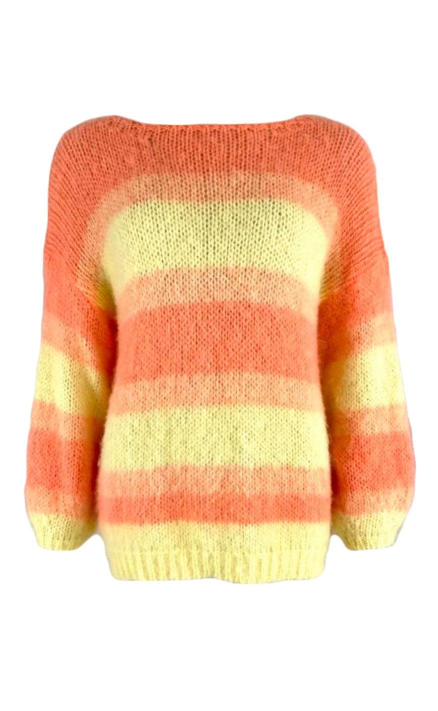 Black Colour Jumper - Avery Brushed - Peach
