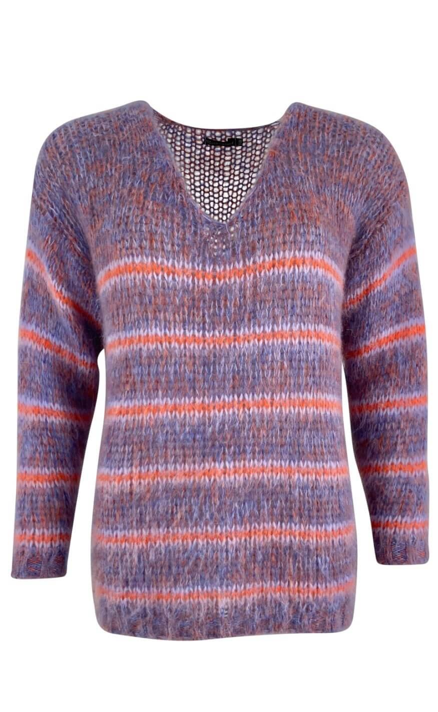 Black Colour Jumper - Gemma - Purple