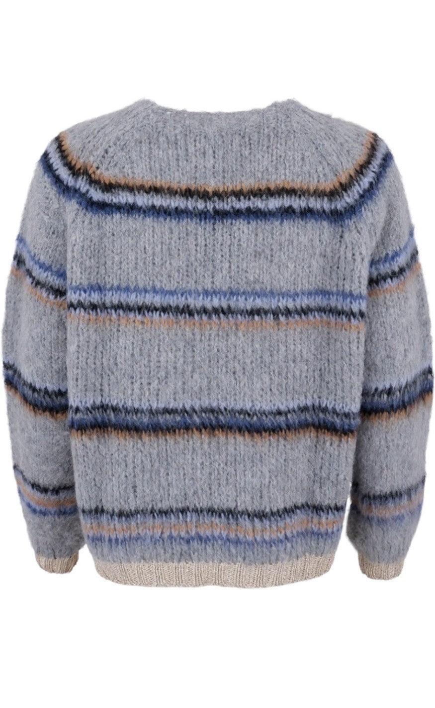 Black Colour Jumper - Thea - Grey