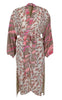 Black Colour Kimono - Luna - Golden Poetic Mix