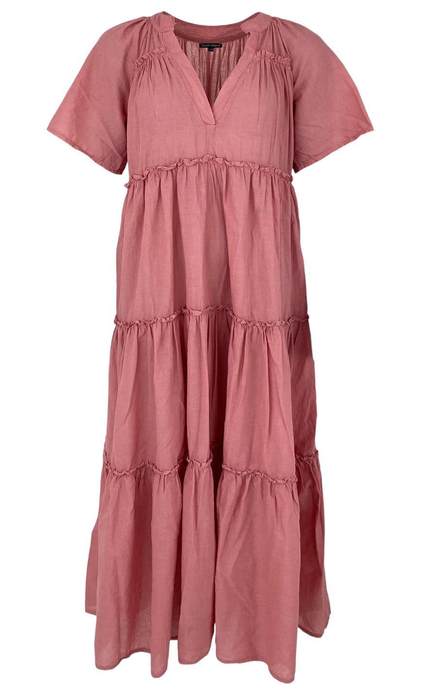Black Colour Kjole - Adelaine - Antique Rose