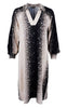 Black Colour Kjole - Carma - Black Leo