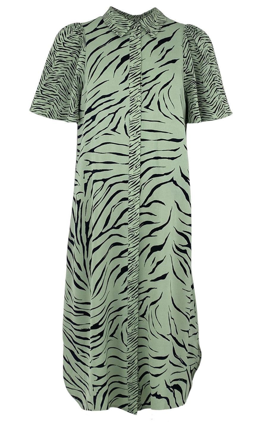 Black Colour Kjole - Cheryl - Light Green