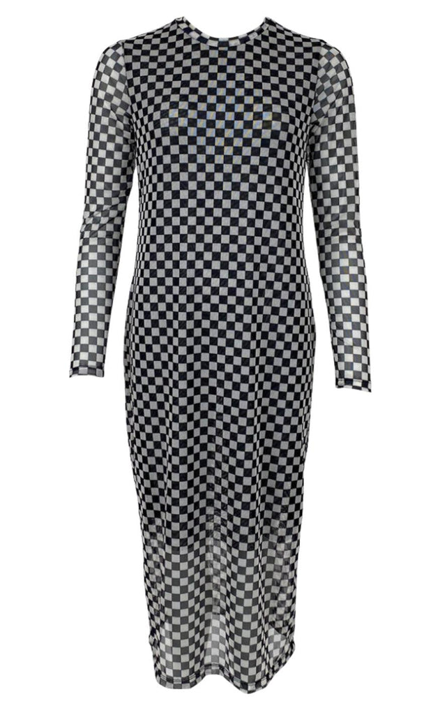 Leo Ss Frill Dress 36424 Dark Grey Kjole Fra Cocouture main image 1